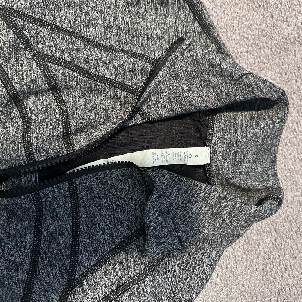 Gray Zip-Up Lululemon Jacket